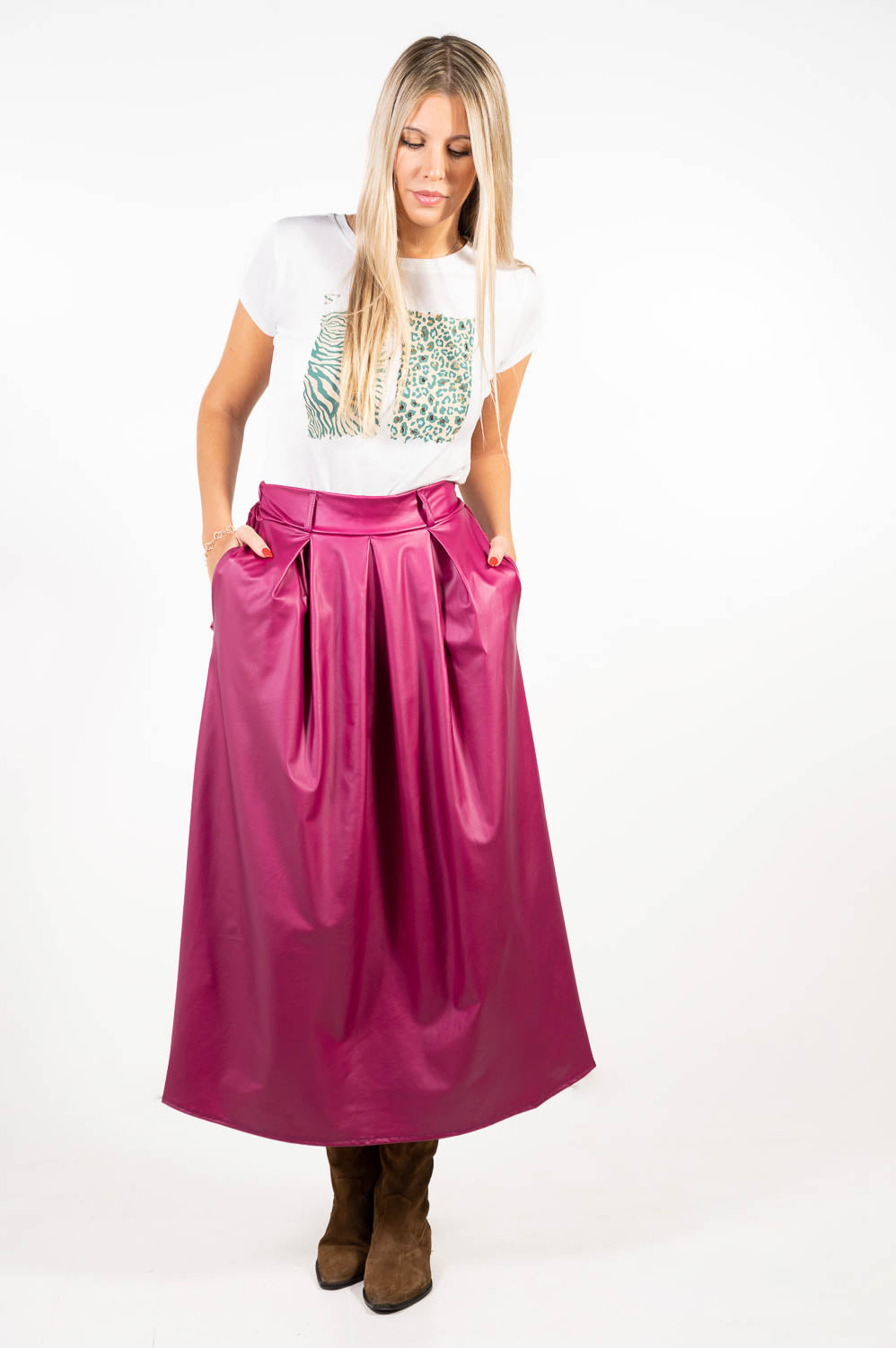 Falda Adal Morado
