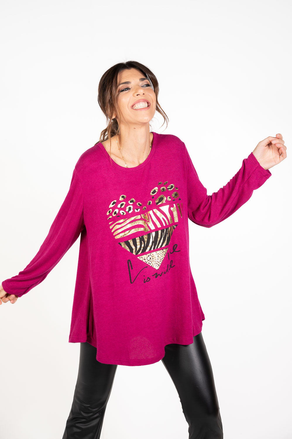 Camiseta Wildlove Malva