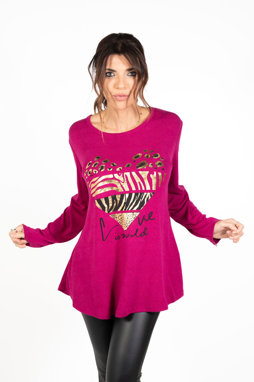 Camiseta Wildlove Malva